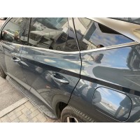 Нижня окантовка вікон (6 шт, нерж) OmsaLine - Італійська нержавійка для Hyundai Tucson NX4 2021- рр