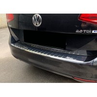 Накладка на задній бампер Carmos V2 (SD) для Volkswagen Passat B8 2015-2023 рр