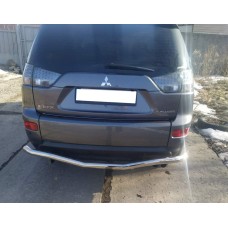 Задній захист D125201 (нерж) для Mitsubishi Outlander 2006-2012рр