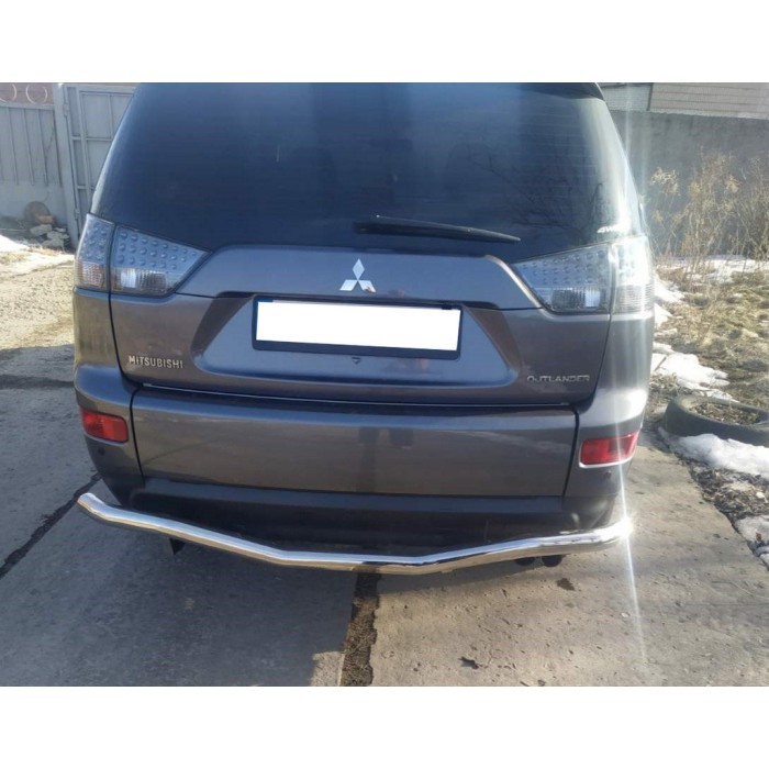 Задній захист D125201 (нерж) для Mitsubishi Outlander 2006-2012рр