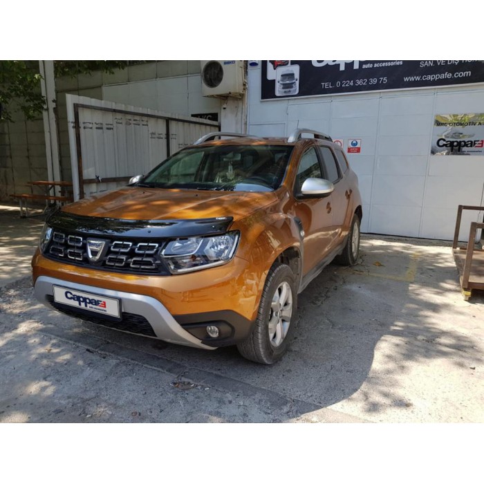 Дефлектор капоту (EuroCap) для Dacia Duster 2018-2024 рр