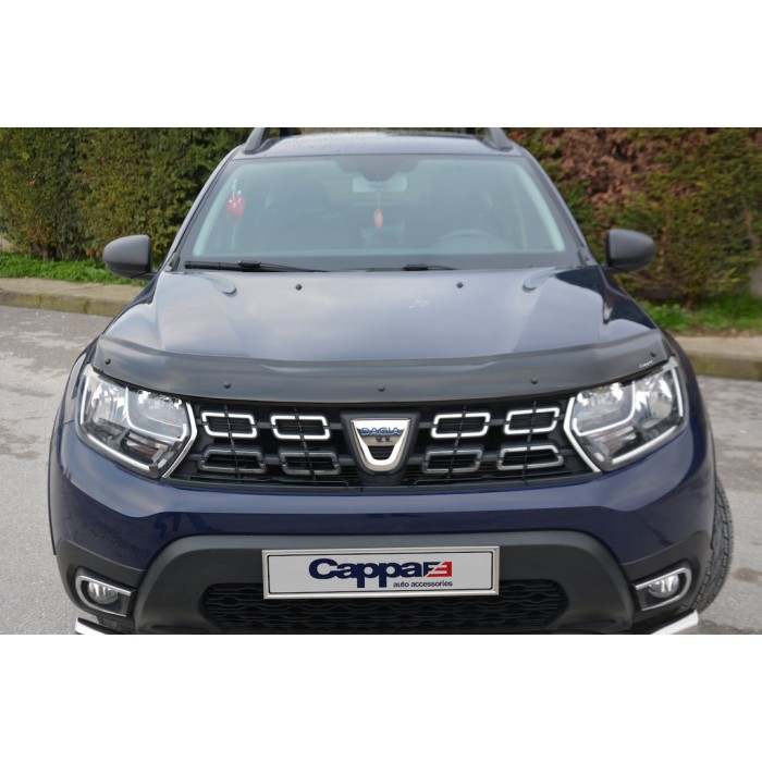 Дефлектор капоту (EuroCap) для Dacia Duster 2018-2024 рр