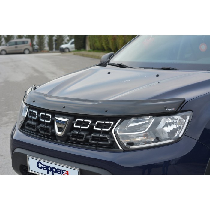 Дефлектор капоту (EuroCap) для Dacia Duster 2018-2024 рр