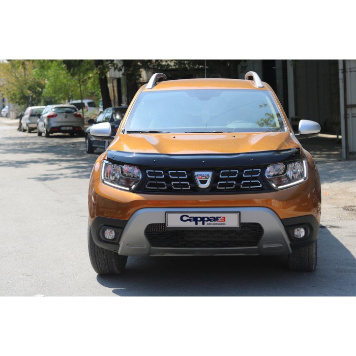 Дефлектор капоту (EuroCap) для Dacia Duster 2018-2024 рр