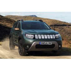 Передняя решетка (серая) для Dacia Duster 2018-2024 гг