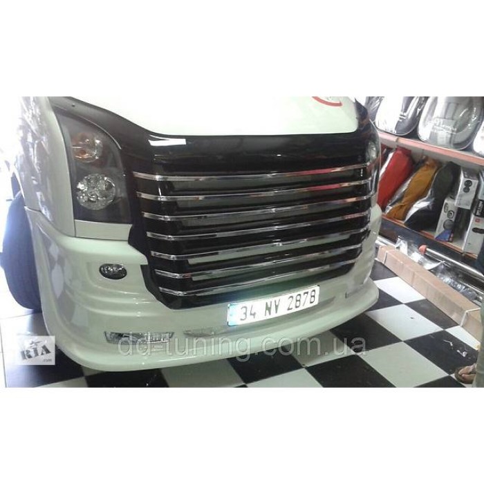 Передній бампер 2012-2025 (USA-style, під фарбування) для Volkswagen Crafter рр