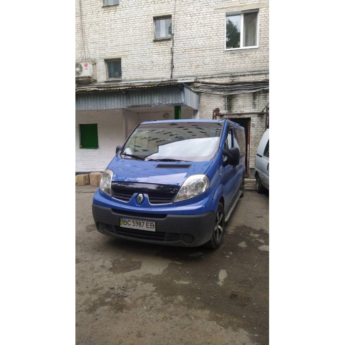 Дефлектор капота коротка (EuroCap) для Opel Vivaro 2001-2015 рр