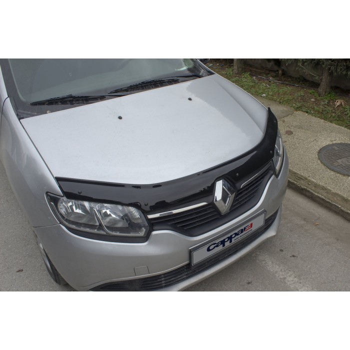 Дефлектор капота (EuroCap) для Renault Logan II 2013-2022 гг