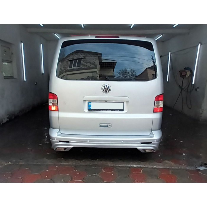 Накладка на задній бампер Sport 2 (під фарбування) для Volkswagen T5 2010-2015 рр