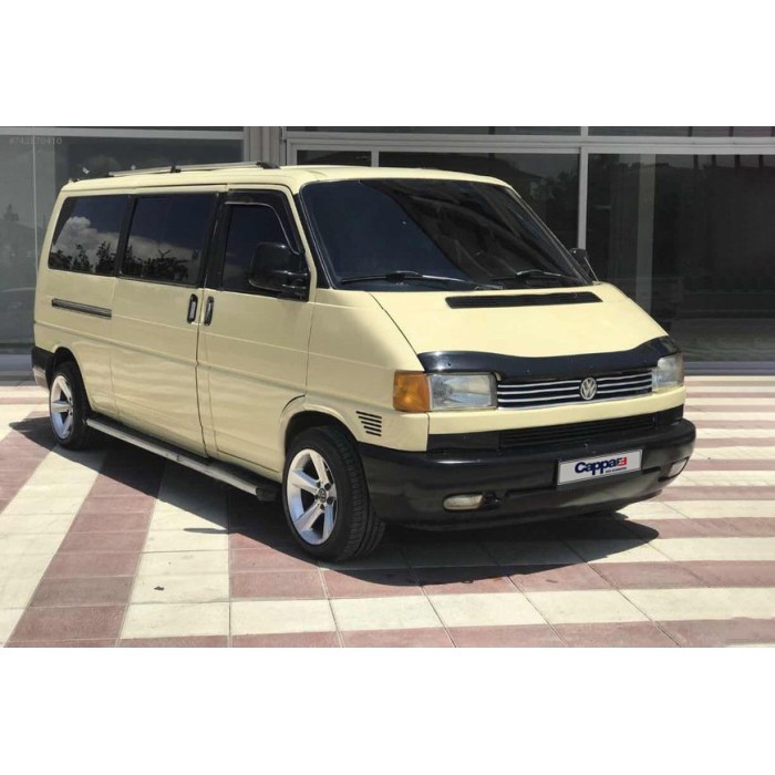 Дефлектор капота (прямые фары) (EuroCap V1) для Volkswagen T4 Transporter