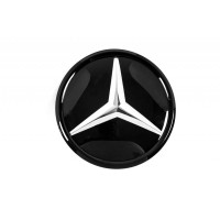 Передня емблема під склом, чорна окантовка a0008881000 для Mercedes E-сlass W213 2016- рр