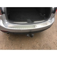 Накладка на задній бампер Carmos (SW, нерж) для Mazda 6 2012-2018 рр