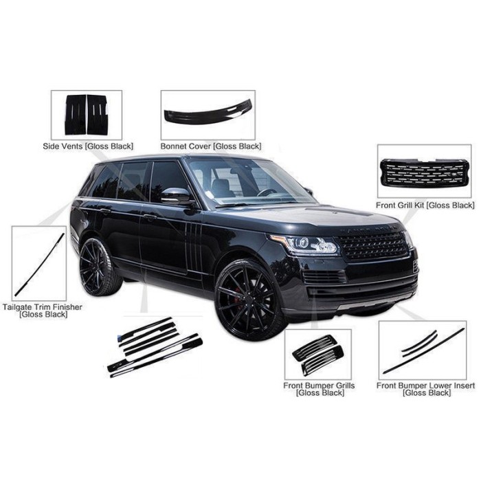 Комплект обвісів 2013-2017 (BlackEdition) для Range Rover IV L405 рр