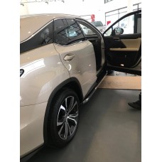 Бокові пороги BlackLine (2 шт) для Lexus RX 2016-2022 рр