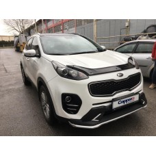 Дефлектор капота (EuroCap) для Kia Sportage 2015-2021 гг