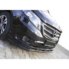 Передня Lip накладка EuroCap (чорна) для Mercedes Vito / V-class W447 2014- рр