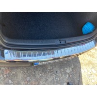 Накладка на задний бампер Carmos (HB, нерж) для Volkswagen Golf 6