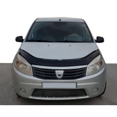 Дефлектор капоту (EuroCap) для Dacia Sandero 2007-2013 рр