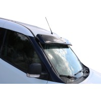 Козырек на лобовое стекло (черный глянец, 5мм) для Opel Combo 2012-2018 гг