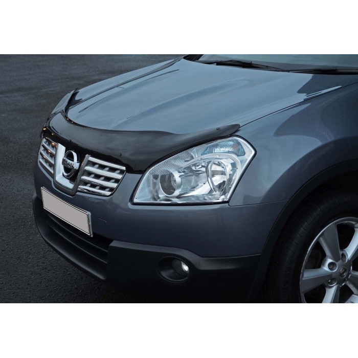 Дефлектор капота (EuroCap) для Nissan Qashqai 2007-2010 гг