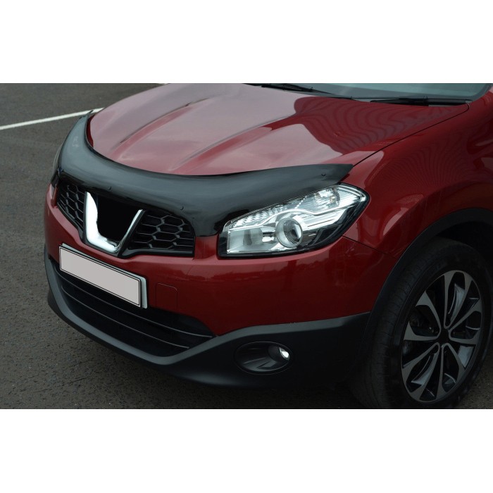 Дефлектор капота (EuroCap) для Nissan Qashqai 2010-2014 гг