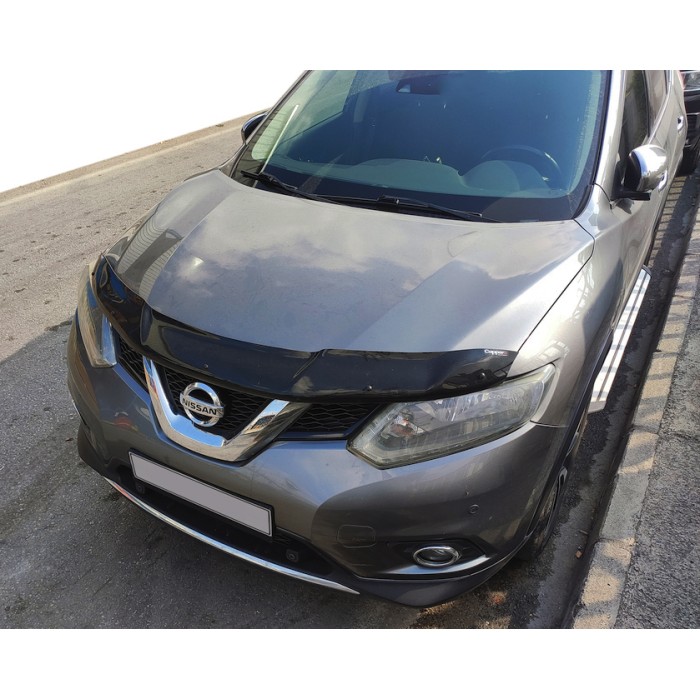 Дефлектор капота (EuroCap) для Nissan X-trail T32/Rogue 2014-2021 гг