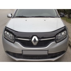 Дефлектор капота (EuroCap) для Renault Logan MCV 2013-2022 гг