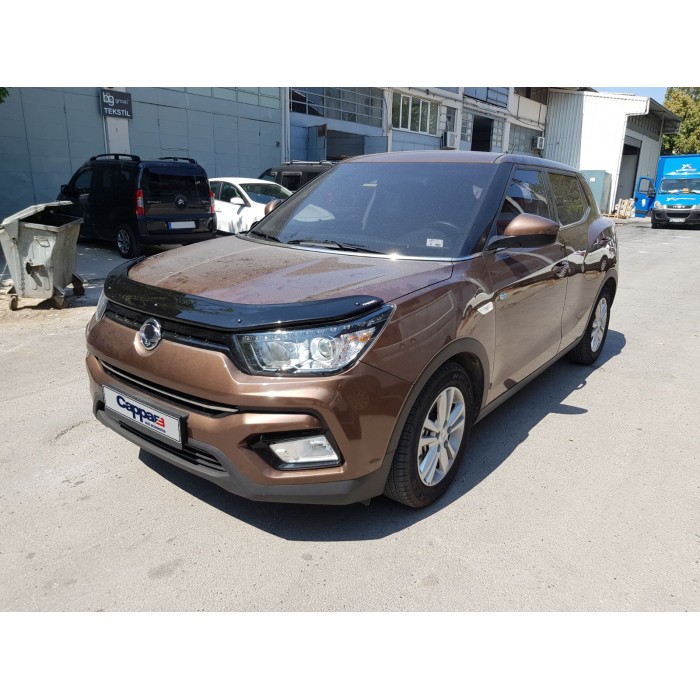 Дефлектор капота (EuroCap) для SsangYong Tivoli