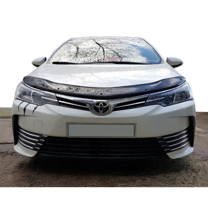 Дефлектор капота (EuroCap) для Toyota Corolla 2013-2019 гг