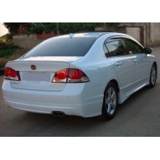 Накладка на задній бампер (під фарбування) для Honda Civic Sedan VIII 2006-2011рр