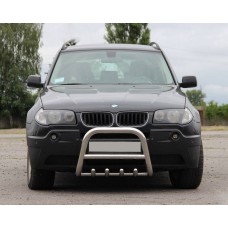 Кенгурятник (нерж.) 51 мм для BMW X3 E-83 2003-2010 рр