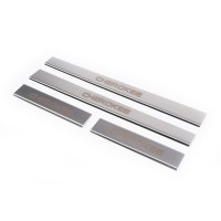 Накладки на пороги Carmos V1 (4 шт, нерж) для Jeep Cherokee/Liberty 2007-2013рр