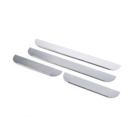 Накладки на пороги Carmos (4 шт, нерж) для Toyota Rav 4 2006-2013 рр