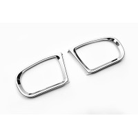 Ободки на зеркала (2 шт, пласт) для Mercedes E-сlass W210 1995-2002 гг