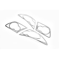 Накладки на стопы (2 шт, пласт) для Mazda 6 2003-2008 гг