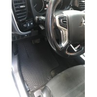 Коврики EVA P-HEV (черные) для Mitsubishi Outlander 2012-2021 гг
