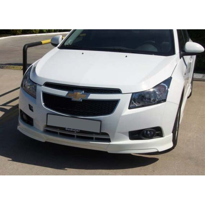 Накладка на передній бампер SD (Meliset, під фарбування) для Chevrolet Cruze 2009-2015 рр