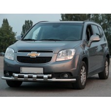 Передній захист ST015 (нерж) для Chevrolet Orlando 2010-2018 рр