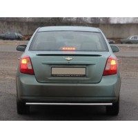 Задняя защита AK002 (42мм, нерж.) для Chevrolet Lacetti