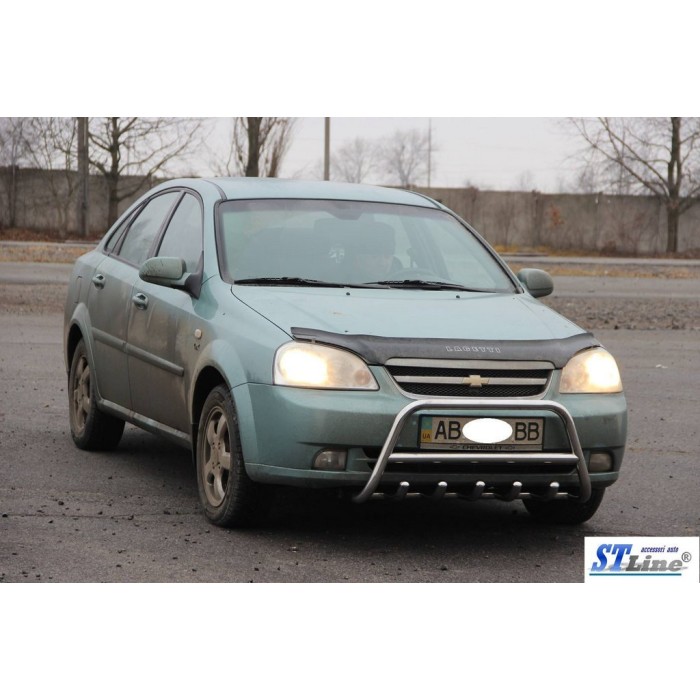 Передняя дуга WT003 (42мм, нерж.) для Chevrolet Lacetti