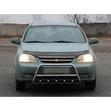 Передняя дуга WT003 (42мм, нерж.) для Chevrolet Lacetti