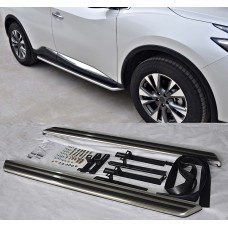 Бокові пороги V1 (2 шт) для Nissan Murano 2014- рр