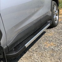 Боковые пороги RedLine V1 (2 шт., алюминий) для Toyota Rav 4 2019- гг