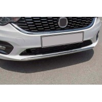 Накладка на передній бампер OmsaLine (2016-2020, нерж) для Fiat Tipo 2016- рр