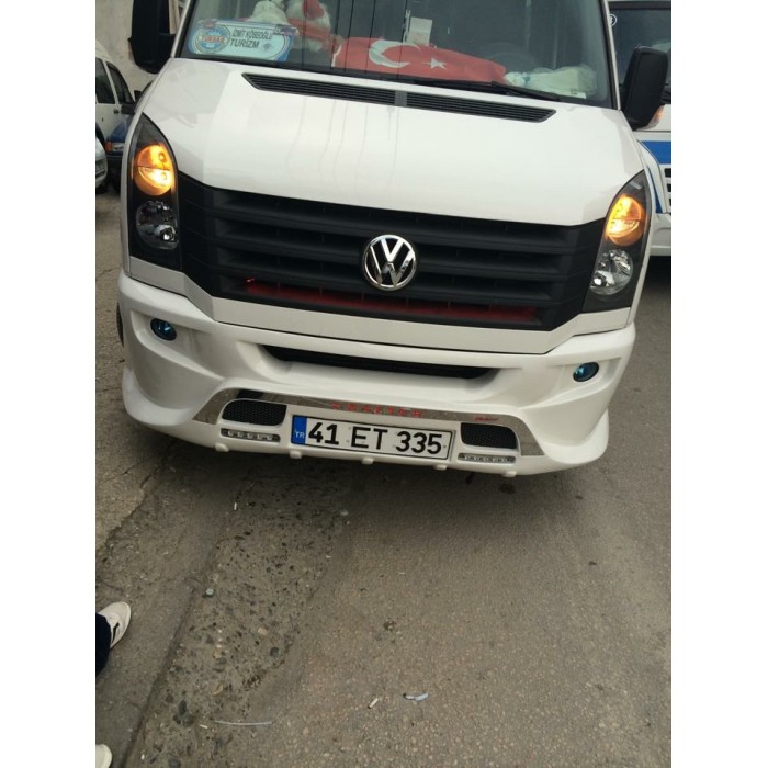 Передній бампер 2012-2025 (Sport-3, під фарбування) для Volkswagen Crafter рр