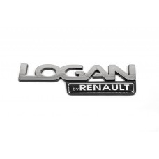 Напис by Renault Logan (14,5 см) для Dacia Logan I 2005-2008 рр