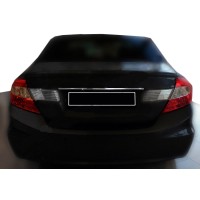 Накладка над номером (нерж) для Honda Civic Sedan IX 2011-2016 рр
