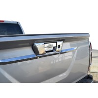 Накладка на заднюю ручку (без камеры, нерж) для Nissan Navara/NP300 2016- гг