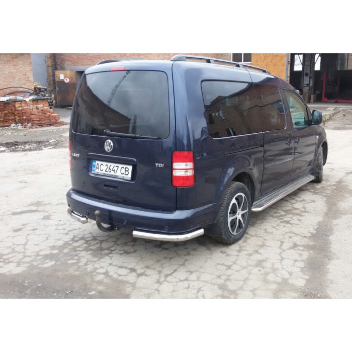 Задні куточки AK003 (2 шт., нерж) для Volkswagen Caddy 2004-2010 рр