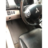 Коврики EVA (черные) для Mitsubishi Pajero Sport 2008-2015 гг